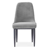 Croft | Charcoal Grey Fabric Mid Century Dining Chairs | Set Of 2