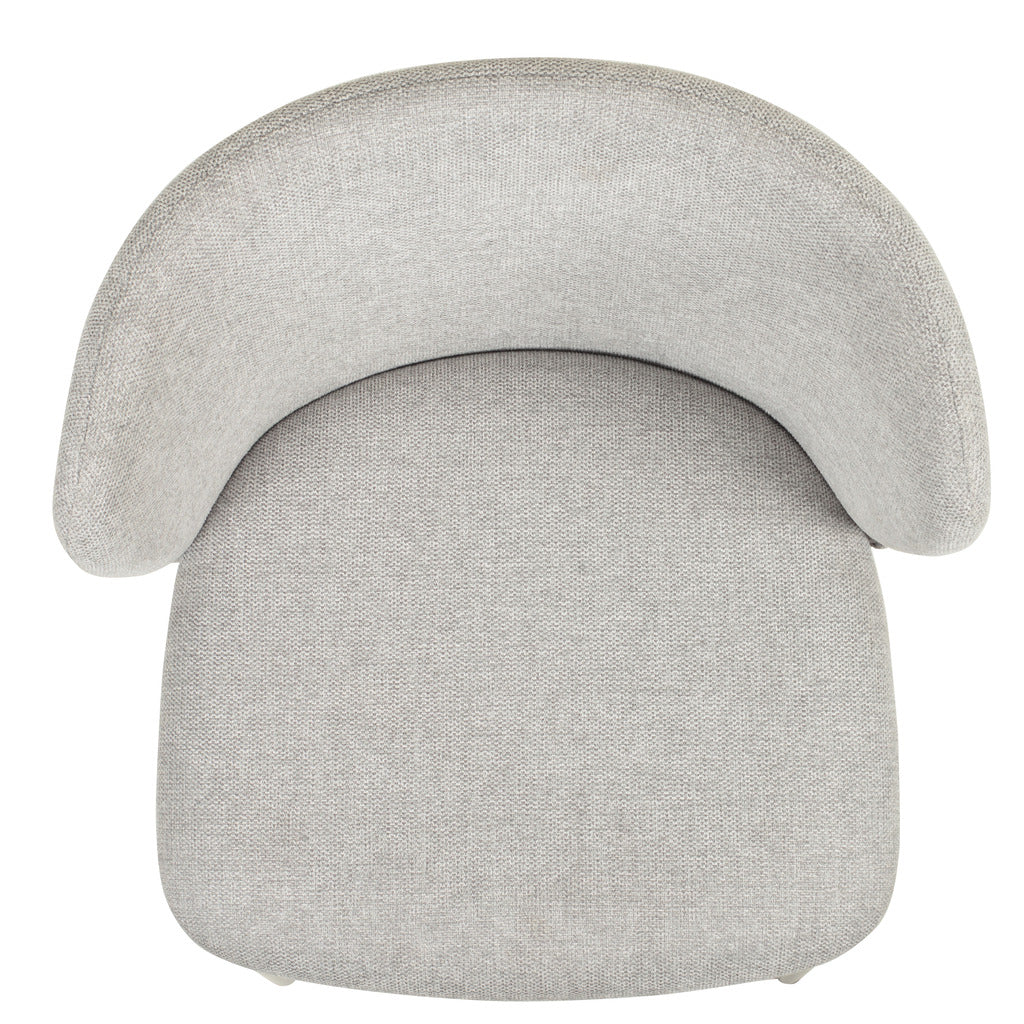 Dorchester Modern Grey Fabric Bar Stools | Light Grey