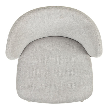 Dorchester Modern Grey Fabric Bar Stools | Light Grey