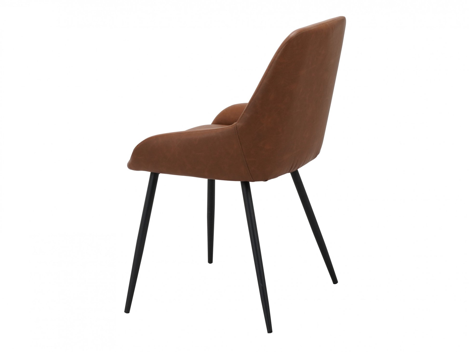 Eleanor | Modern Tan PU Leather Dining Chairs | Set Of 2 | Tan