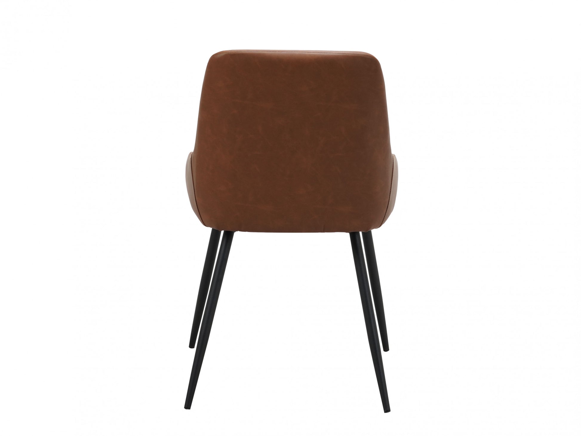 Eleanor | Modern Tan PU Leather Dining Chairs | Set Of 2 | Tan