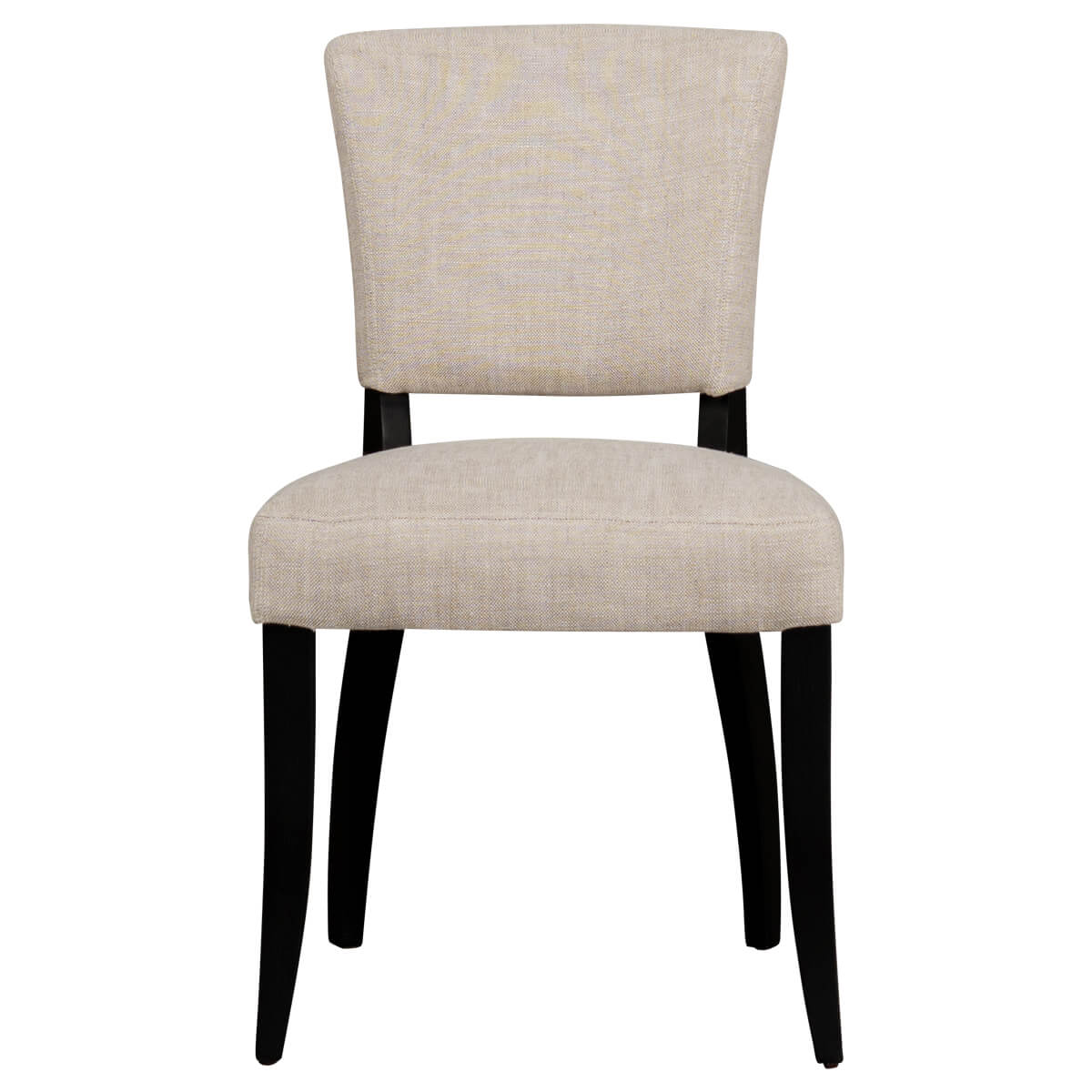 Contemporary French Provincial Natural Fabric Dining Chairs