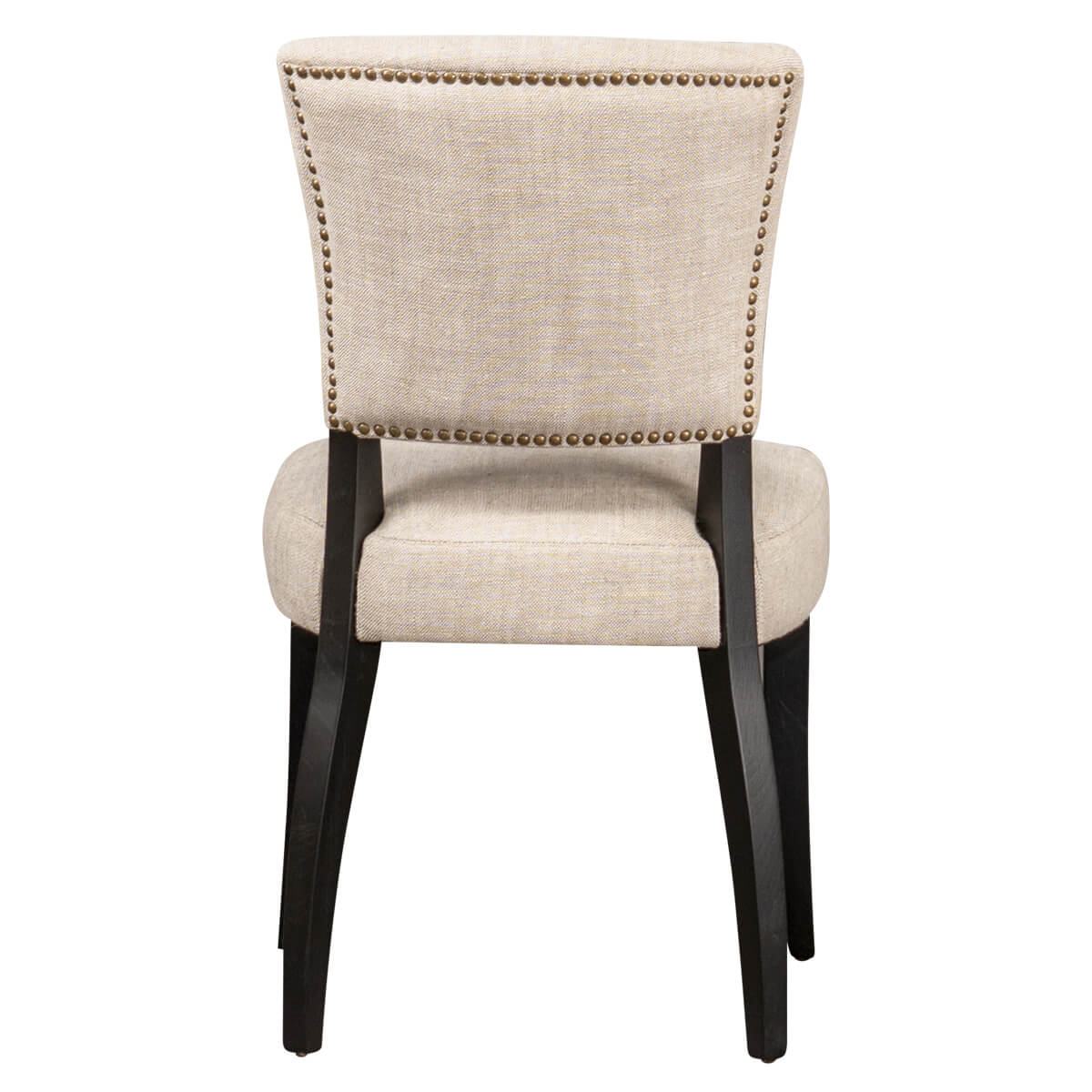 Contemporary French Provincial Natural Fabric Dining Chairs