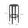 Fairview | Coastal Indoor Outdoor Fibreglass Bar Stools | Set Of 4