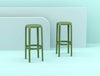 Fairview | Coastal Indoor Outdoor Fibreglass Bar Stools | Set Of 4