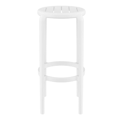 Fairview | Coastal Indoor Outdoor Fibreglass Bar Stools | Set Of 4 | Anthracite