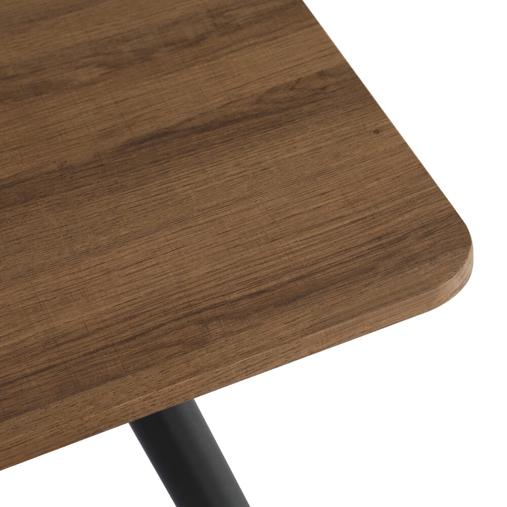 Fallon | Industrial Natural 4 Seater 120cm Rectangular Wooden Dining Table | Natural