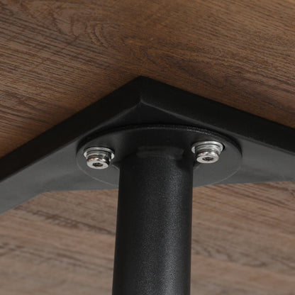 Fallon | Industrial Natural 4 Seater 120cm Rectangular Wooden Dining Table | Natural