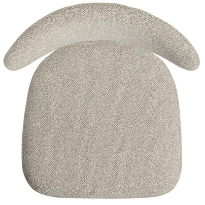 Finlay | Clay Grey Fabric Modern Commercial Coastal White Metal Bar Stools | Set Of 2