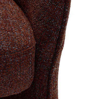 Fortitude | Modern Moss Brown Wooden Dining Chairs With Arms | Brown