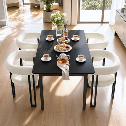 Frankland | Modern Green Black Beige Velvet Dining Chairs With Arms | Set Of 2 | Beige