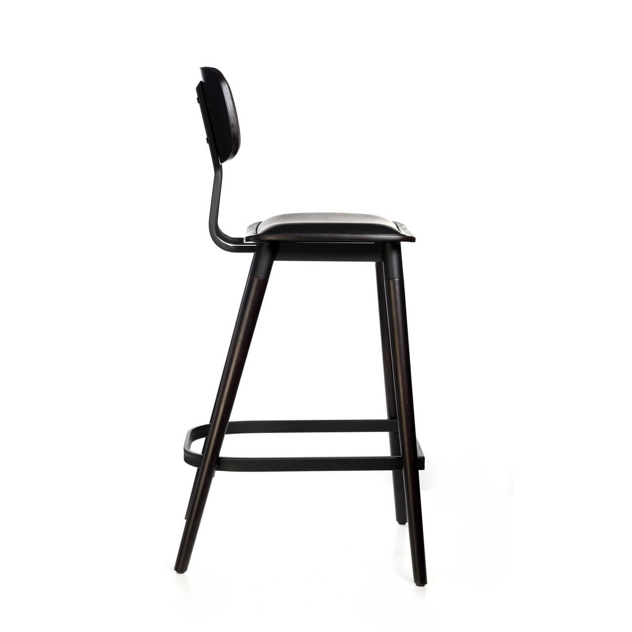 Fremont Version 2 | Country Industrial Wooden Bar Stools | Set Of 2 | Chocolate