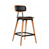Fremont Version 2 | Country Industrial Wooden Bar Stools | Set Of 2