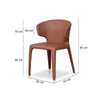 Glendale | Modern Fabric PU Leather Dining Chairs | Set Of 2