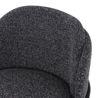 Gramercy | Modern Grey Boucle Fabric Bar Stools | Anthracite Grey