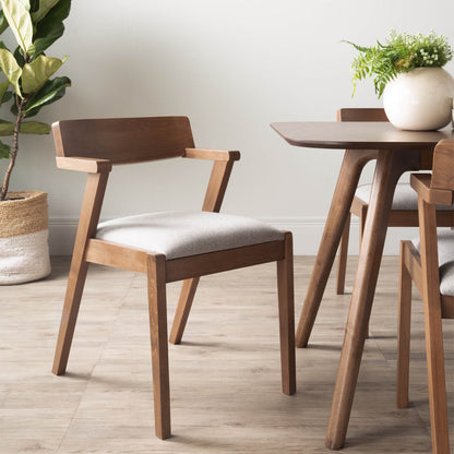 Granada | Modern Natural Walnut 1.8m Wooden Rectangular Dining Table | Walnut
