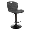 Hann | Metal Adjustable Modern PU Leather Bar Stools | Set Of 2