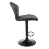 Hann | Metal Adjustable Modern PU Leather Bar Stools | Set Of 2