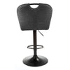 Hann | Metal Adjustable Modern PU Leather Bar Stools | Set Of 2