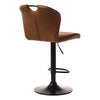 Hann | Metal Adjustable Modern PU Leather Bar Stools | Set Of 2