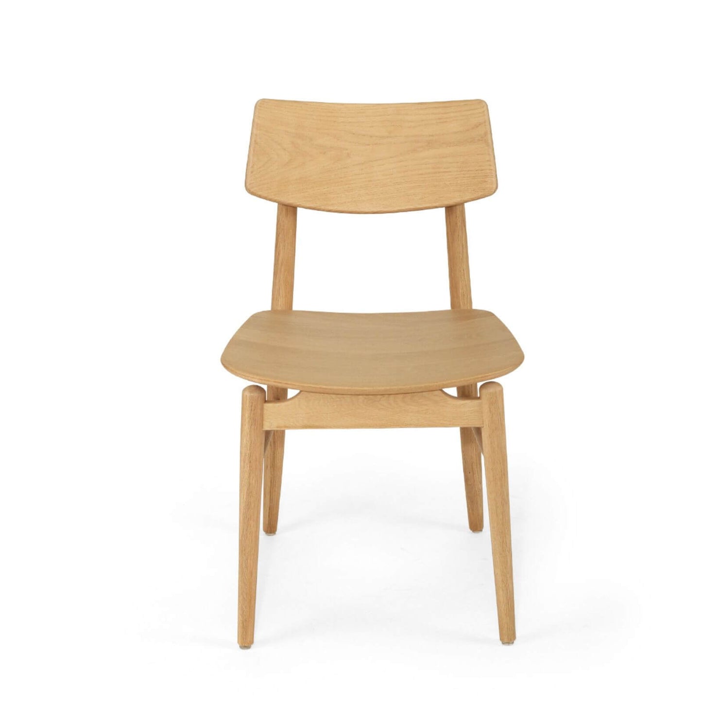 Hann | Scandinavian Coastal Natural Walnut Black Wooden Dining Chairs | Natural