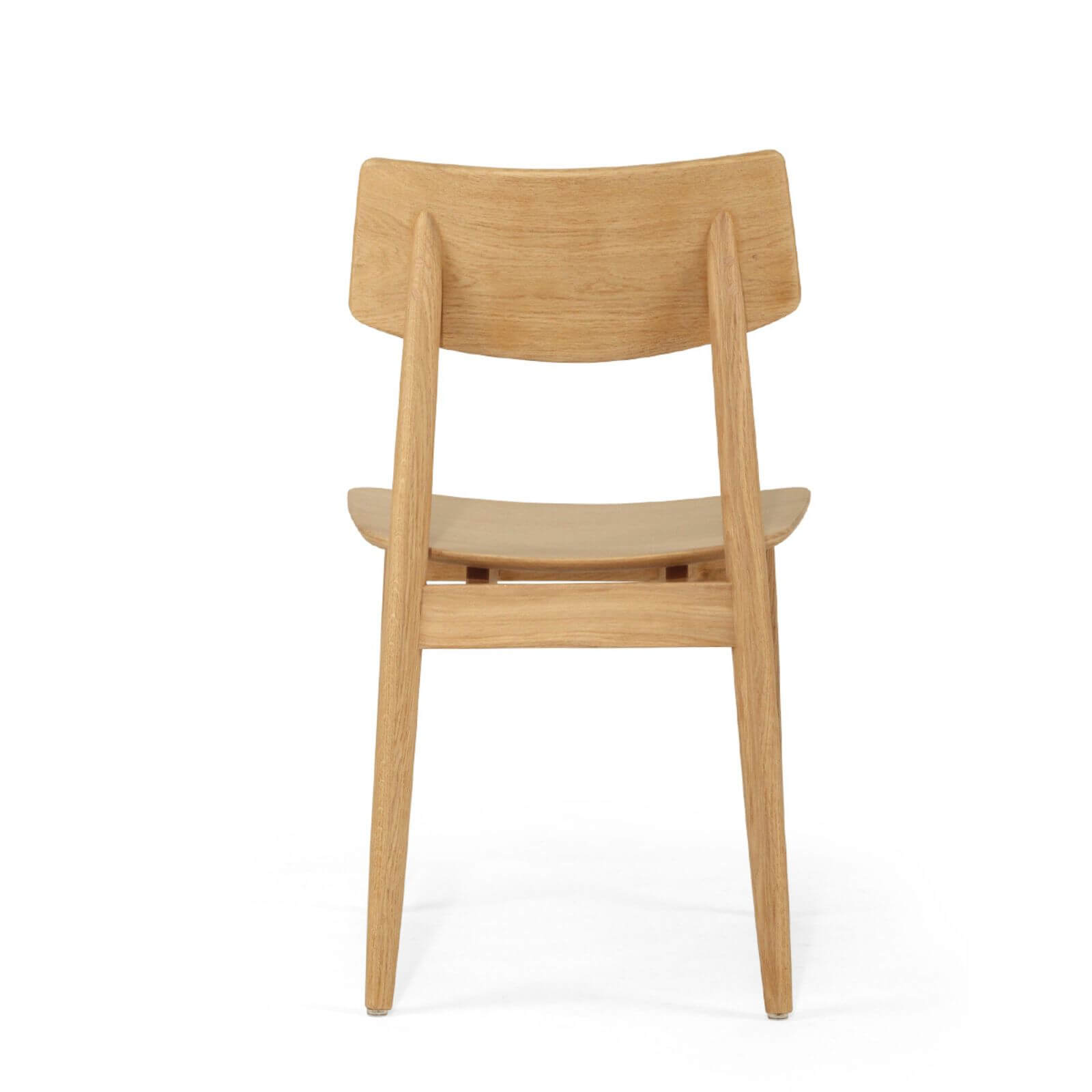 Hann | Scandinavian Coastal Natural Walnut Black Wooden Dining Chairs | Natural