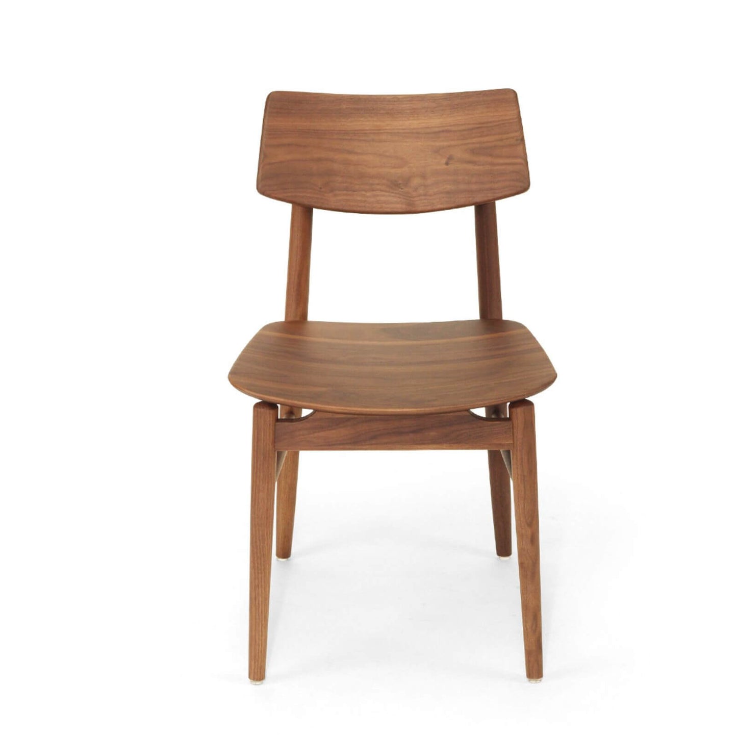 Hann | Scandinavian Coastal Natural Walnut Black Wooden Dining Chairs