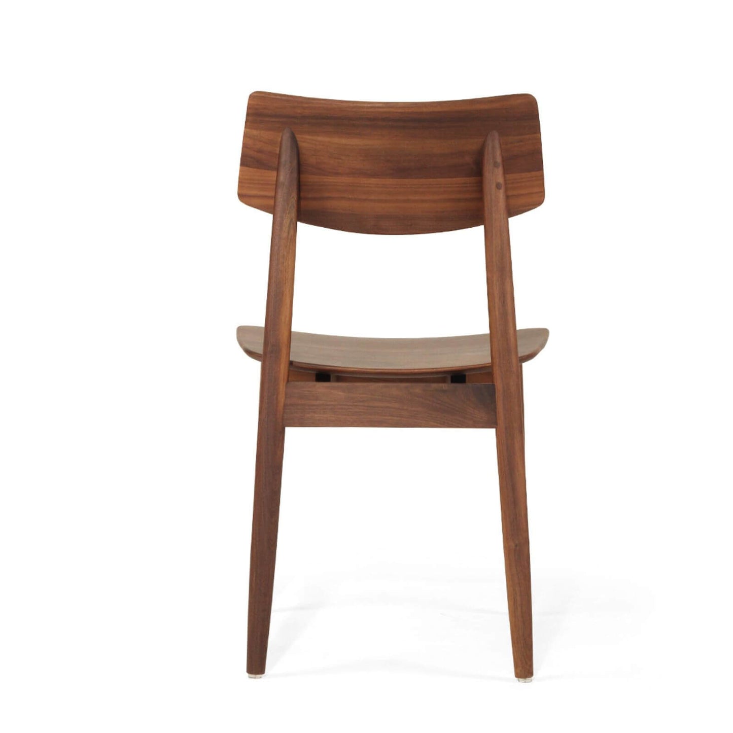 Hann | Scandinavian Coastal Natural Walnut Black Wooden Dining Chairs