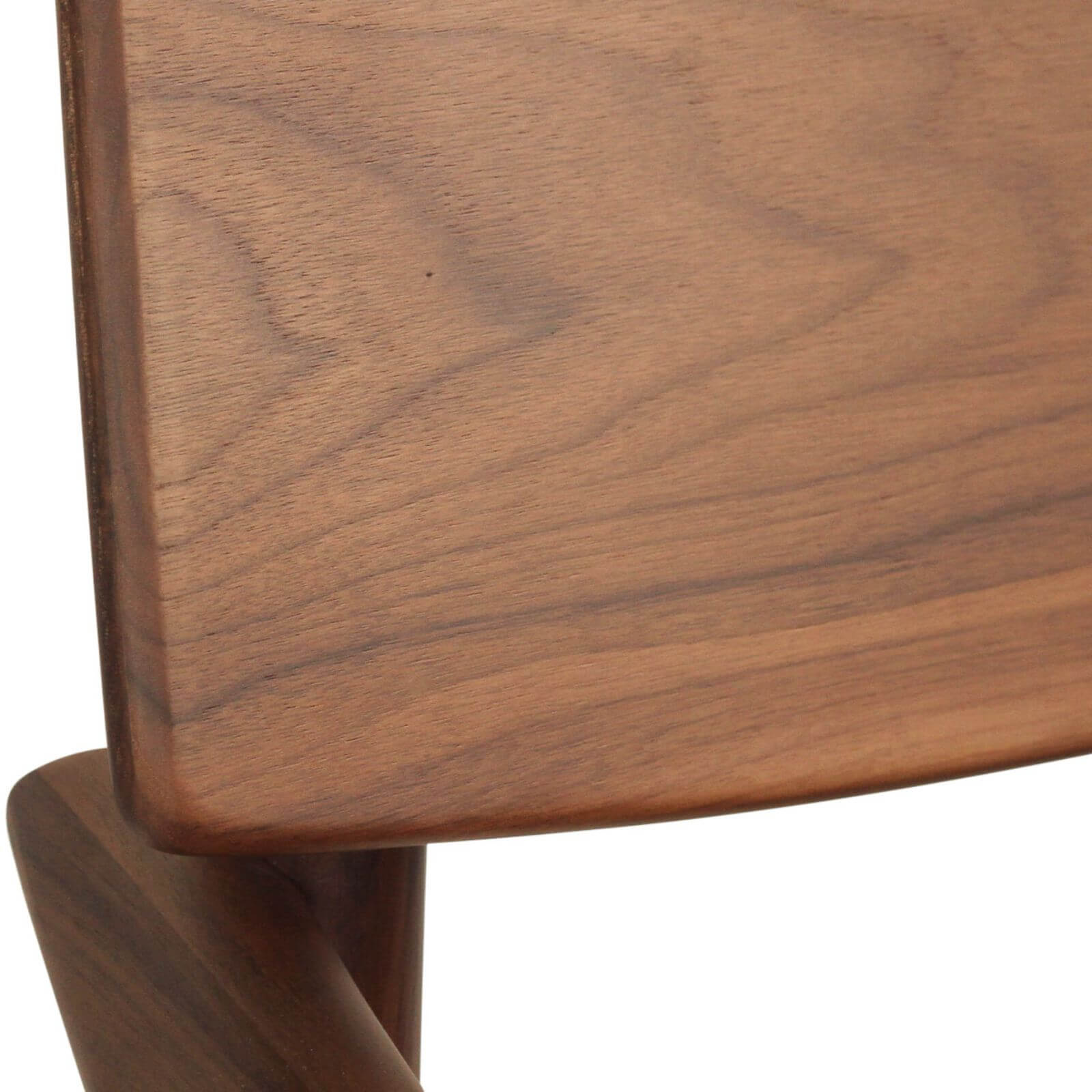 Hann | Scandinavian Coastal Natural Walnut Black Wooden Dining Chairs With Arms | Walnut