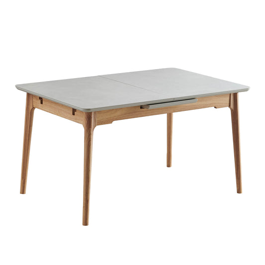 Hartley | Coastal 6 – 8 Seater Extendable Wooden Table | Light Grey
