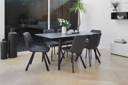 Hayman | Matte Ceramic Bulgarian Grey 1.8m Extension Dining Table