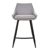 Herberton | Modern PU Leather Bar Stools | Set Of 2