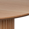 Highlands | Black Natural Modern 1.5m Round Wooden Dining Table