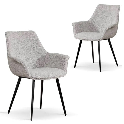 Hillsborough | Fabric Modern Dining Chairs | Set Of 2