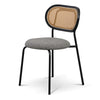 Indiana | Modern Metal Fabric Dining Chairs | Set Of 2