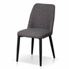 Innes | Modern Grey Fabric Dining Chairs | Set Of 4