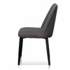 Innes | Modern Grey Fabric Dining Chairs | Set Of 4