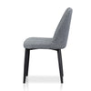 Innes | Modern Grey Fabric Dining Chairs | Set Of 4