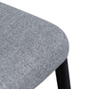 Innes | Modern Grey Fabric Dining Chairs | Set Of 4