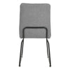 Jurien | Modern Metal Boucle Fabric Dining Chairs | Set Of 2