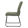 Jurien | Modern Metal Boucle Fabric Dining Chairs | Set Of 2