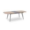 Kew | Metal Grey Ash 230cm Wooden Extendable Dining Table