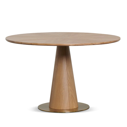 Kingsclere | 4 Seater 1.2m Natural Wooden Round Dining Table