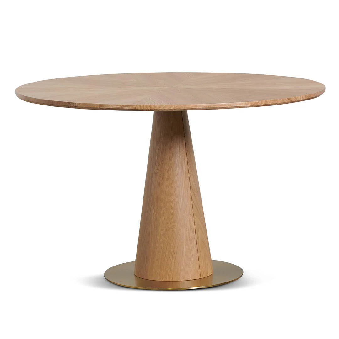 Kingsclere | 4 Seater 1.2m Natural Wooden Round Dining Table