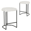 Kirra | Modern Metal Fabric Bar Stools | Set Of 2