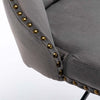 La Creas | Version 1 | French Provincial Velvet Metal Bar Stools | Set Of 2