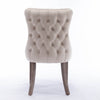 La Rochelle | French Provincial Velvet Wing Back Dining Chairs | Set Of 2