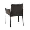Lachlan | Contemporary Recycled Leather Dining Chair With Arms