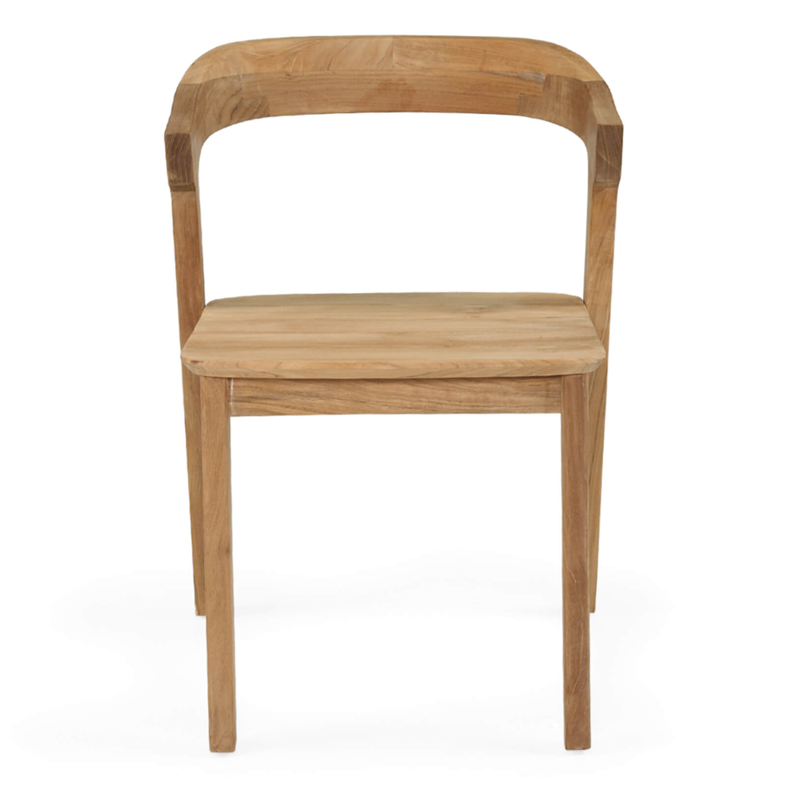Lagoon | Coastal Natural Wooden Dining Chairs With Arms