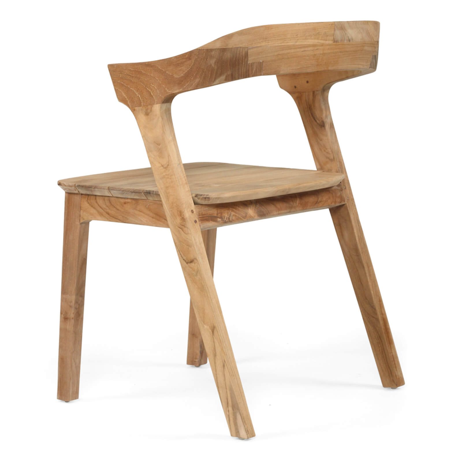 Lagoon | Coastal Natural Wooden Dining Chairs With Arms